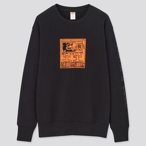 keith haring x disney uniqlo crewneck